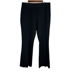 Mossimo Black High Rise Dress Pants with Leg Seams in Front and Back Women's 12